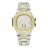 Reloj missfox Hip hop europeo y americano esfera grande totalmente de diamantes oro totalmente de diamantes reloj de cuarzo para hombre ventas directas de fábrica