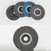 Estilo Coreano Celosía Hoja Suave Arena Circonia Corindón Flor Hoja Rueda Metal Acero Inoxidable Disco de Lijado Rueda de Celosía Disco de Pulido