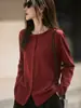 Nuevo Cárdigan de Punto con Cuello Redondo de Terciopelo Alemán para Otoño e Invierno 2025, Manga Larga, Color Puro, Lentejuelas, Holgado, Versátil, Top Chaqueta para Mujer