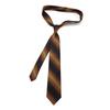 Gravata Masculina Negócios Moda Britânica Listra Diagonal Laranja 8cm de Largura Camisa Social Casual Noivo Casamento Tendência