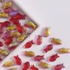 Cuentas de Vidrio para Peces Pequeños de Aurora Iridiscente Estilo Marino Peces Transparentes Cuentas Sueltas DIY Pulsera Hecha a Mano Collar Accesorios de Joyería
