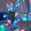 Luzes de Natal LED Multicoloridas Fio de Luzes Floco de Neve Colorido a Pilha Luzes de Fada Coloridas para Quarto Festa Casa Decoração de Natal Decorações de Árvore de Natal Sem bateria
?