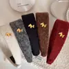 Diadema de Tela Roja de Ala Ancha de Caña Alta para Mujer, Diadema de Lujo de Gama Alta para Uso Diario, Accesorio para el Cabello