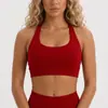 Nuevo Sujetador Deportivo de Cuello Halter Estilo Transfronterizo para Mujer, Hermosa Espalda Top de Yoga Fitness Running para Exteriores