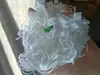 Corda para Pendurar Etiqueta de Roupa Etiqueta Pronta Corda com Contas Quadradas Penduradas Contas Penduradas Universais Corda para Etiqueta de Roupa de Plástico Cordão