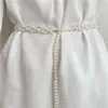 Cadena de Cintura de Perlas Multicapa Estilo Coreano 2024 Accesorio Decorativo para Mujer para Vestidos, Cinturón Elástico con Acabado de Lujo, Cadena Corporal para la Cintura