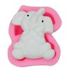 Molde de sabão de elefante estéreo Molde de silicone para sabão artesanal Molde decorativo de argila e chocolate para bolos e velas