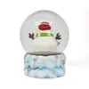 Bola de Cristal Luminosa Feita Sob Medida Novo Produto Transfronteiriço Enfeites de Natal Mesa Boneco de Neve Artesanato em Resina Produtos Domésticos Transfronteiriços