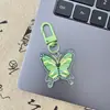 Llavero Colgante Mariposa G13 de Colores, Correa para Teléfono Móvil, Colgante de Bolso Doble Cara para Niñas, Mismo Estilo que Accesorios para Estudiantes y Mejores Amigas