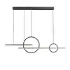 Lámpara de Restaurante Candelabro Simple Moderno Nuevo Lámpara de Mesa para Comedor Bar Lámpara de Tira LED Normcore Escandinavo