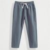 Pantalones de Lino de Verano para Hombre Pantalones para Hombre Pantalones Casuales para Hombre Delgados Sueltos de 9 puntos 8 puntos Algodón y Lino Pantalones de Moda para Hombre