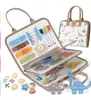 Tablero de Aprendizaje de Fieltro Modelo 2025 Transfronterizo Amazon Rosa Niña Bebé Montessori Educación Temprana Educativo Tablero Ocupado Fabricante