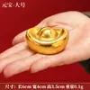 Fábrica de ornamentos de lingotes de oro venta al por mayor directa 6cm cuenco del tesoro árbol del dinero accesorios decorativos riqueza rodando