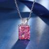 Otoño e invierno Nueva joyería Zhuang Sheng diamante de alto carbono Flor de hielo corte cobre incrustado diamante amarillo cubo azúcar traje 10*12-8*10