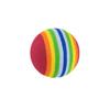 Juguete para Gatos Pelota Micro Elástica Silenciosa Pelota de Espuma Sólida EVA Pelota Arcoíris Auto Hi Juguete para Gatitos Pelota de Gato