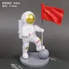 Decoração de Bolo para o Dia Nacional de 2025 com Bandeira Nacional e Figuras de Astronauta, Toppers de Bolo Feliz Aniversário para o 76º Aniversário