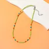 Collar de Cuentas Espaciadoras Color Caramelo Estilo Bohemio Nuevo Corea del Sur Estilo Chica Dulce Collar Versátil