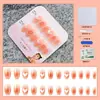 Venta Directa Personalizada de Fábrica Uñas Cortas, Medias y Largas para Manicura, Uñas Portátiles de Fototerapia Hechas a Mano, Pegatinas para Uñas, Estilo de Lujo Accesible 24 Piezas