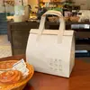 Bolsa de Aislamiento No Tejida Desechable para Repostería, Postres, Horneado y Almacenamiento en Frío, Empaque Espesado para Llevar con Asa
