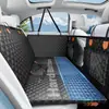 Alfombrilla para coche con soporte de seis paneles para mascotas, alfombrilla de viaje para perros, hamaca impermeable y resistente a la suciedad para el asiento trasero del coche