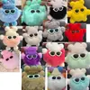 Pelota de Peluche Linda Peluche Bola de Carbón Falsa Colgante de Bolso Muñeca Colgante Muñeca de Dibujos Animados Llavero de Coche Regalo