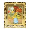 1:12 Mini Accesorios de Muebles para Casa de Muñecas Simulación Pintura al Óleo Marco de Fotos Girasol Modelo Casa de Muñecas de Bolsillo Pintura para Dormitorio