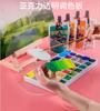 Fábrica directa de origen maquillaje plástico acrílico transparente paleta arte de uñas Paleta ovalada cuadrada tabla de dibujo