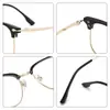 Cejas de Metal Retro Japonés Retro Elegante Montura Óptica Montura para Gafas de Estudiante para Hombres con Miopía Fabricante