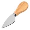 Mini Faca de Cozinha Criativa de Aço Inoxidável com Cabo de Madeira Faca para Manteiga Torrada Queijo Conjunto de Faca e Garfo para Queijo