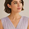 Estilo coreano ins minimalista cadena clavicular de una sola cuenta para mujer accesorios combinables diseño simple de nicho sentido de la moda collar de cuenta redonda Frijol Dorado