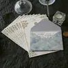 Carta de Amor Erótica Beige Sobre de Correo Aéreo Escrito a Mano Regalo para Novio Novia Sensación de Alta Gama Sobre con Textura en Relieve de Lámina Dorada y Juego de Papel para Cartas