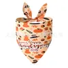 Bufanda Triángulo Navideña para Mascotas Transfronteriza Cuadros Perro y Gato Babero Bufanda Estampada con Diseños Personalizables