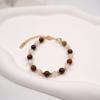 Novo Bracelete de Ágata com Contas, Design Retro Dopamina de Verão, Joia de Mão Exquisita