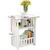Mesa de noche nórdica simple, Gabinete de noche para dormitorio, Gabinete de almacenamiento simple, Mesa de centro para sala de estar, Mesa lateral para sofá, Mesa redonda pequeña