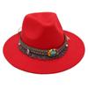 Ebay Sombrero de Copa Estilo Étnico Decoración de Gema Sombrero de Jazz Sombrero de Fieltro para Hombre y Mujer Sombrero de Felpa Mongol Sombrero Fedola Moderno