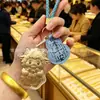 Ano do Carneiro Ouro Puro 999 Tenha Dinheiro para Gastar Chaveiro de Desenho Animado Carneirinho Dourado Ano do Zodíaco Pingente de Enfeite para Bolsa Pingente de Bolsa Lembrança