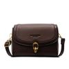 Moda Transfronteriza Bolso Cruzado Tridimensional para Mujer Nuevo Bolso de Hombro Simple para el Trabajo Textura de PU Retro Versátil Bolso Cuadrado Pequeño