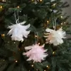 Pendente para Árvore de Natal de Bola de Espuma para Badminton Transfronteiriço Bola Pendurada com Pó Pegajoso Bola Pendurada com Decoração de Pó Dourado Arranjo Adereços