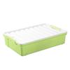 Promoção barata com polia caixa de armazenamento de cama espessada caixa de armazenamento de cama de plástico para dormitório estudantil roupas