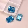 Zirconia Azul Marino Corte Hielo Piedra Suelta