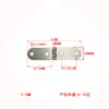 Bisagra de tres pliegues accesorios de bisagra para puerta de mueble armario bisagra de hierro plegable doblada ferretería para marco de fotos armario de zapatos armario con espejo venta al por mayor