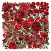 60 Piezas Nuevas Flores de Rosa Transparentes Pegatinas Creativas de Personalidad con Graffiti Traje Maleta Taza de Agua Patinete Pegatinas Mayoreo