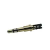 Plug de Áudio Estéreo 3.5 Dourado, Versão Estendida Grossa 5.0, Plug de Fone de Ouvido para Periférico de Computador com Interface 3.5
