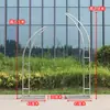 Accesorios para Bodas, Arco con Forma de Cuerno de Hierro para Pedida de Mano, Soporte para Flores, Decoración para Bodas al Aire Libre, Guía de Camino Curvo con Forma de Cuerno, Soporte de Fondo