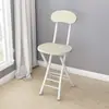 Cadeira dobrável, cadeira de jantar para casa, cadeira simples, cadeira de lazer com encosto, banqueta de dormitório, cadeira de varanda, banqueta redonda portátil para adultos