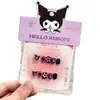 Uñas Vestibles de Dibujos Animados para Niños Sanrio Melody Kitty Kuromi Uñas de Bebé Lindas Suaves Lindas Manicura