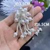 Colgante de borla con cuentas de perlas artificiales estilo antiguo DIY costura a mano ropa Hanfu pendientes zapatos calcetines sombreros accesorios de decoración
