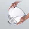 Pote selado esférico Garrafa de plástico PC Pote transparente para armazenamento de grãos Pote para grãos de café e casca de laranja Pote de acrílico para armazenamento