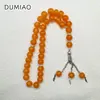 33 Cuentas de Oración, Cuentas de Vidrio Negro de 10 mm, Tasbih, Joyería Transfronteriza al por Mayor
