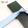 Corbata de hombre lisa de 8 cm negra azul roja gris trabajo profesional negocios novio seguridad corbata al por mayor